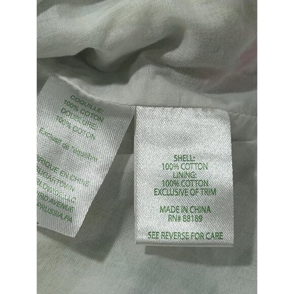 LILLY PULITZER Pink White Tropical Floral Print 100% Cotton Cathy Shift Dress 12 - Picture 6 of 9